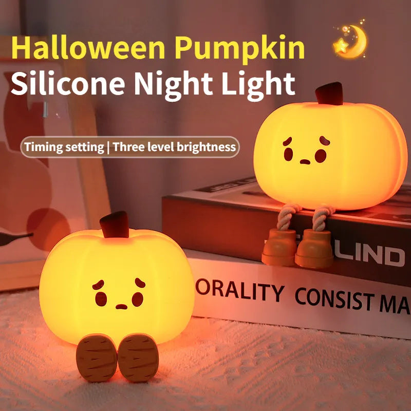 Sleepy Pumpkin Night Light