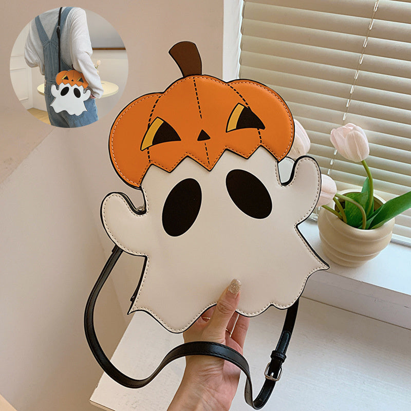 Pumpkin Ghost Crossbody Bag