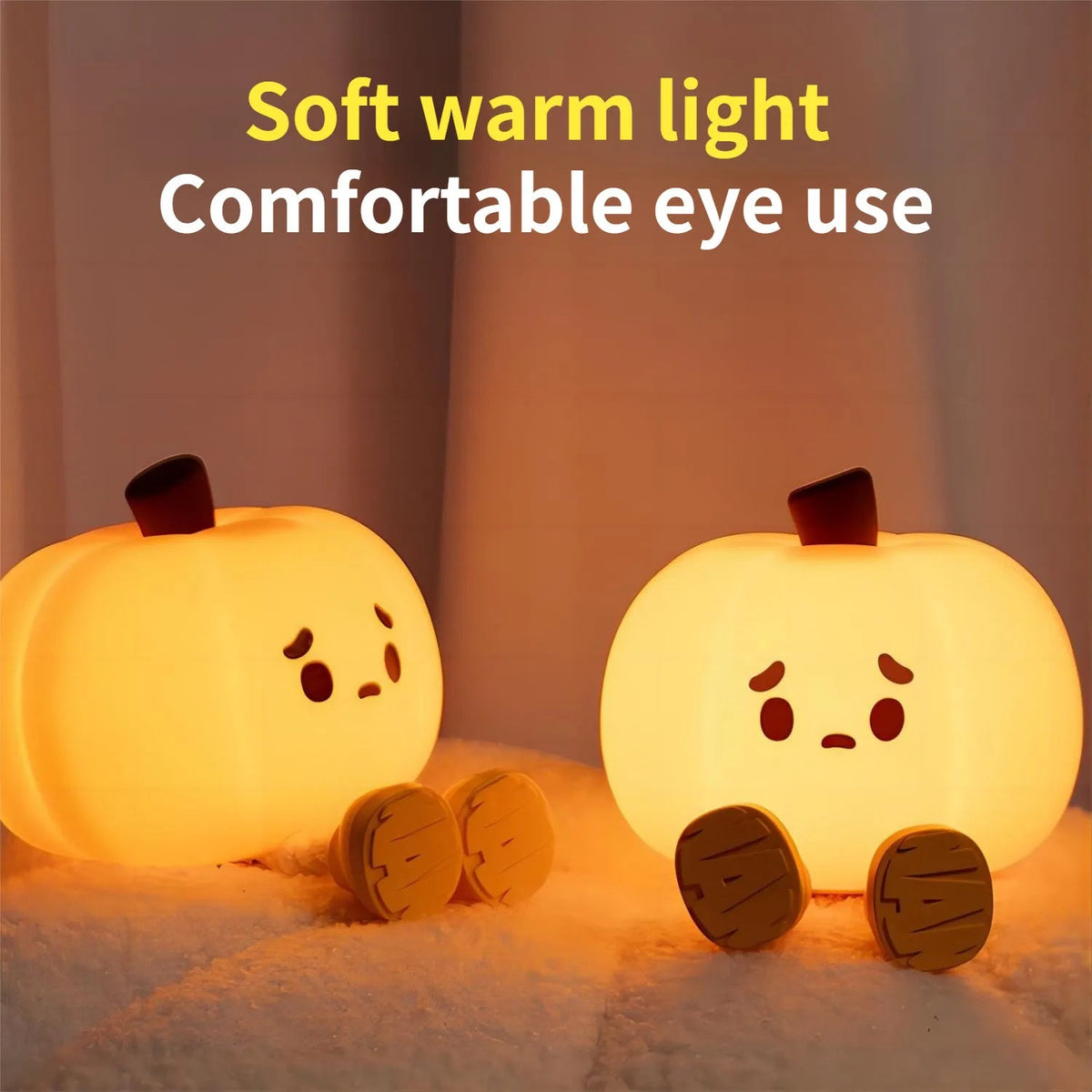 Sleepy Pumpkin Night Light