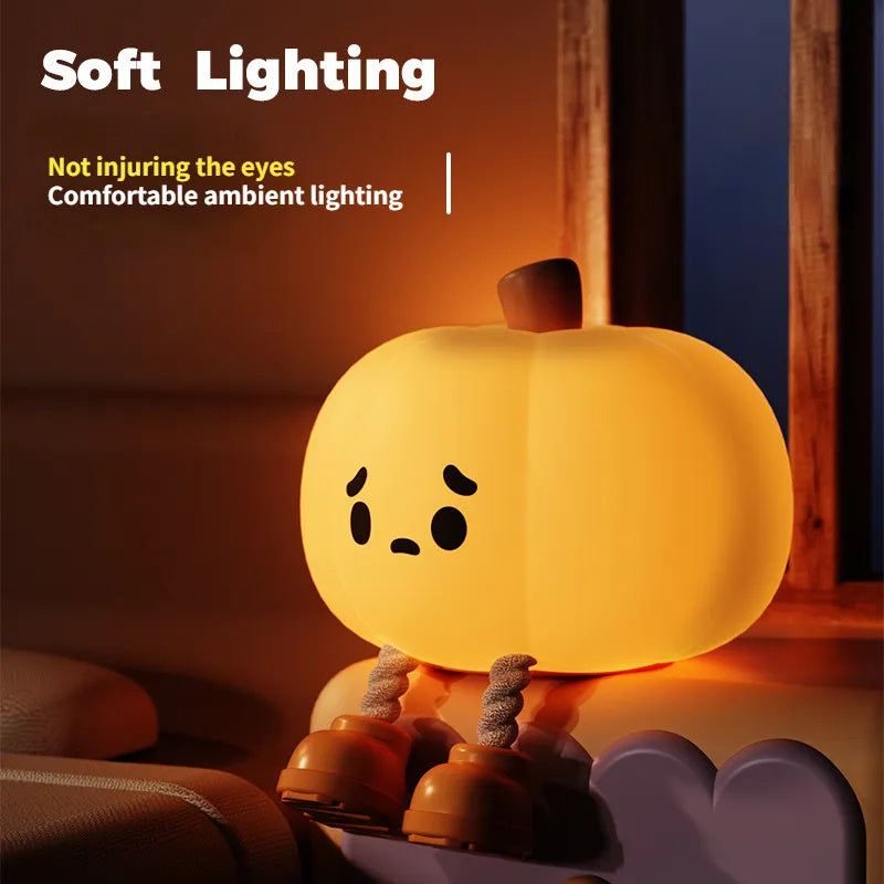 Sleepy Pumpkin Night Light