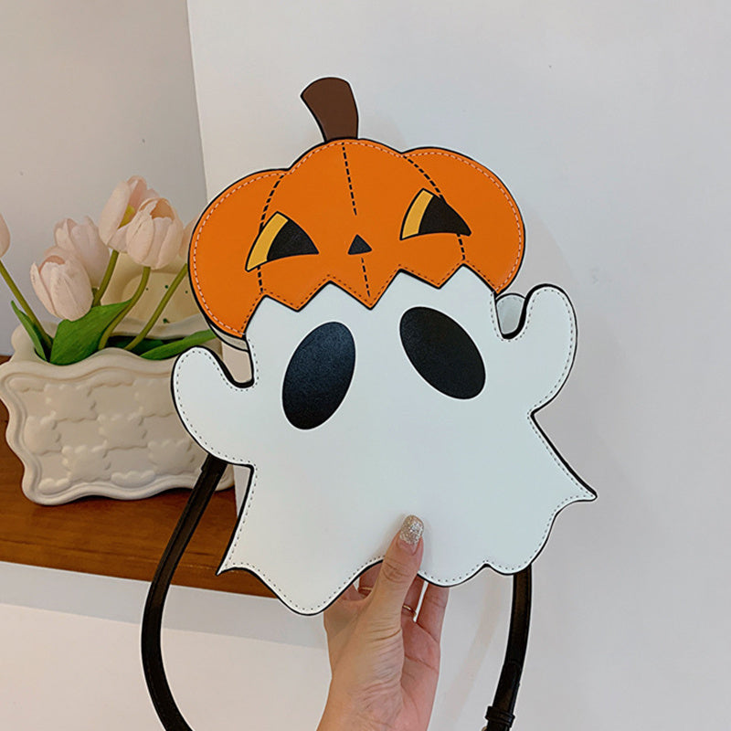 Pumpkin Ghost Crossbody Bag