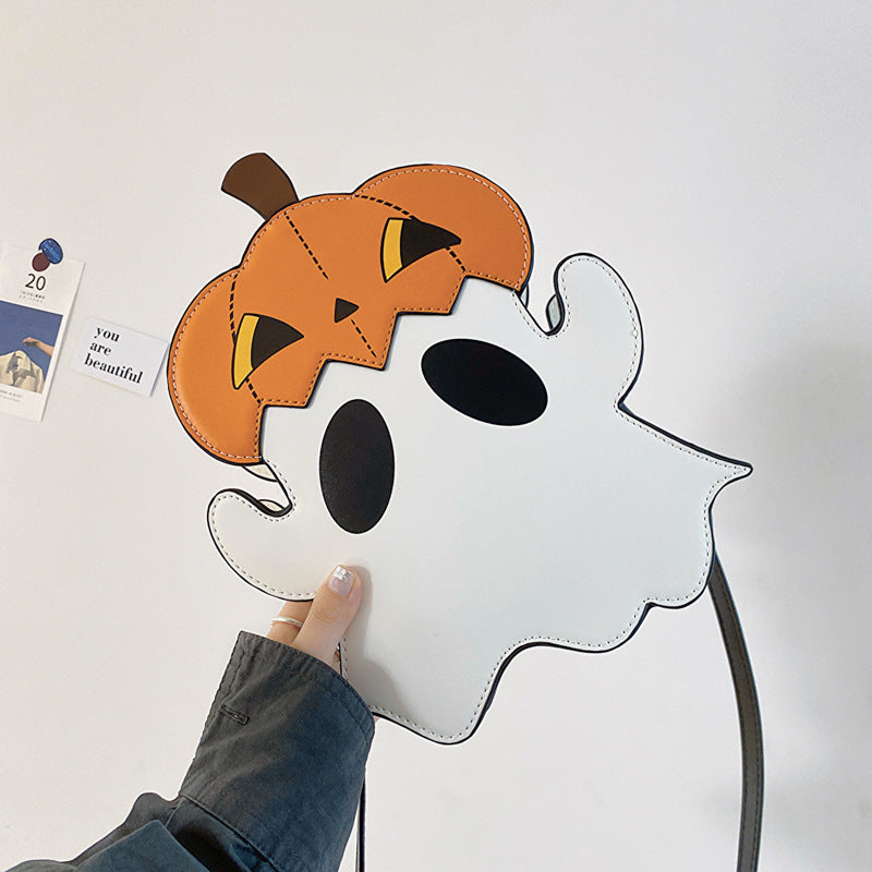 Pumpkin Ghost Crossbody Bag